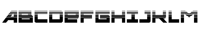 Ace of Swords Halftone Font UPPERCASE