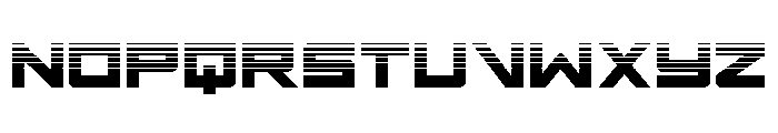 Ace of Swords Halftone Font UPPERCASE