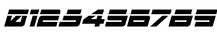 Ace of Swords Laser Italic Font OTHER CHARS