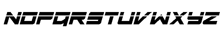 Ace of Swords Laser Italic Font LOWERCASE