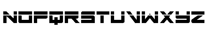 Ace of Swords Laser Font UPPERCASE