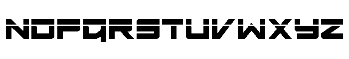 Ace of Swords Laser Font LOWERCASE