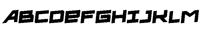 Ace of Swords Rotalic Font UPPERCASE