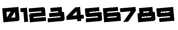 Ace of Swords Rotated Font OTHER CHARS