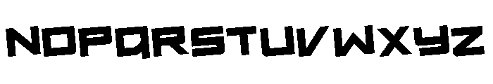 Ace of Swords Rotated Font LOWERCASE