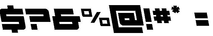 Ace of Swords Semi-Leftalic Font OTHER CHARS