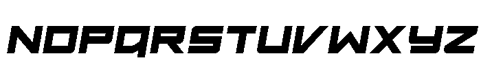Ace of Swords Spaced Semi-Ital Font LOWERCASE