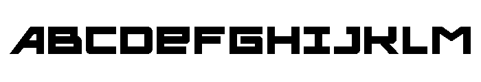 Ace of Swords Spaced Font UPPERCASE