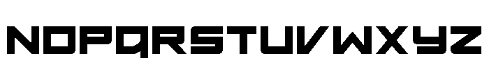 Ace of Swords Spaced Font LOWERCASE