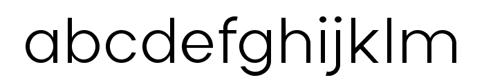 Aceh Light Font LOWERCASE