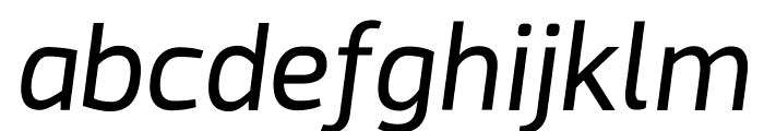 Acephimere Italic Font LOWERCASE