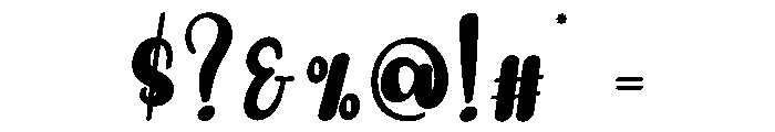 Achieved Font OTHER CHARS