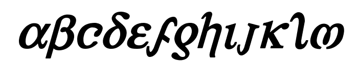 Achilles Bold Italic Font LOWERCASE