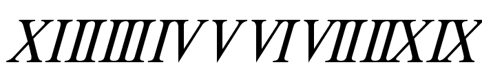 Achilles Condensed Italic Font OTHER CHARS