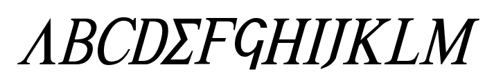 Achilles Condensed Italic Font UPPERCASE