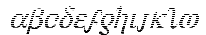 Achilles Gradient Italic Font LOWERCASE