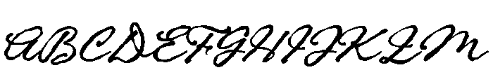 Achilleus Script Font UPPERCASE