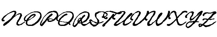 Achilleus Script Font UPPERCASE