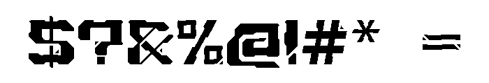 Achron Font OTHER CHARS