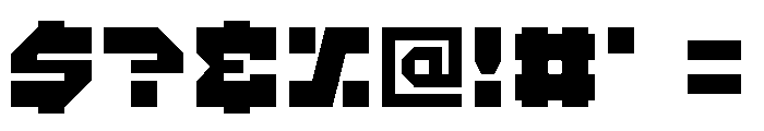 Achtung Bravo Font OTHER CHARS