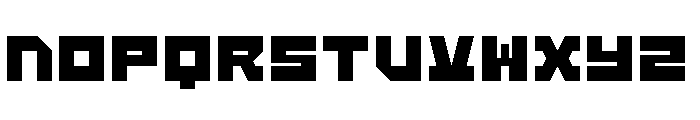 Achtung Bravo Font LOWERCASE