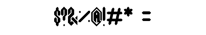 Acid Crush Inside Font OTHER CHARS