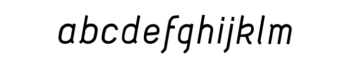 Acid Medium Italic Font LOWERCASE