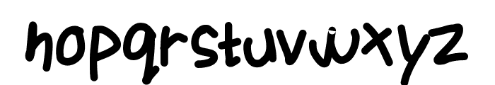 Ackident Font LOWERCASE