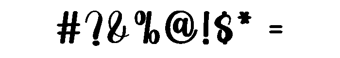 Activity Font OTHER CHARS