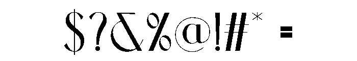 Acuma Font OTHER CHARS