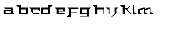 ACT Stern Plain Font LOWERCASE