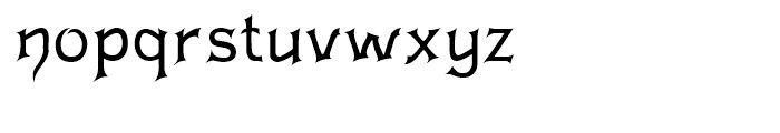 Acantha Regular Font LOWERCASE