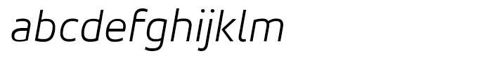 Accord Alternate Light Italic Font LOWERCASE