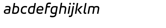 Accord Alternate Medium Italic Font LOWERCASE