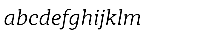 Achille FY Italic Font LOWERCASE