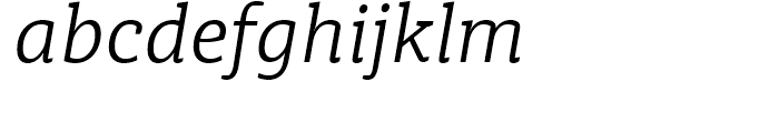 Achille II Cyrillic FY Italic Font LOWERCASE