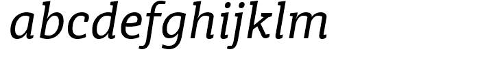 Achille II Cyrillic FY Medium Italic Font LOWERCASE