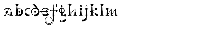 Achispado Regular Font LOWERCASE
