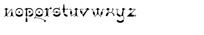 Achispado Regular Font LOWERCASE