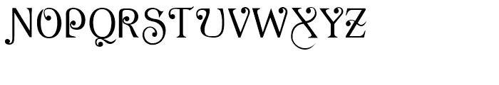 Acorn Swash Regular Font UPPERCASE