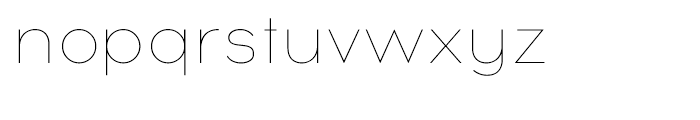 Acrom Thin Font LOWERCASE