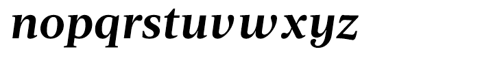 Acta Bold Italic Font LOWERCASE