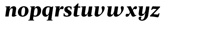 Acta ExtraBold Italic Font LOWERCASE