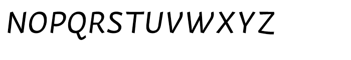 Actium Italic Font UPPERCASE