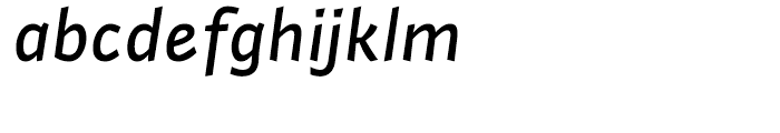 Actium Medium Italic Font LOWERCASE