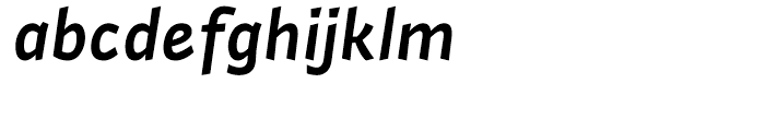 Actium SemiBold Italic Font LOWERCASE