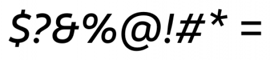 Accord Medium Italic Font OTHER CHARS