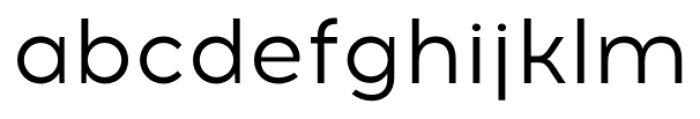 Acrom Regular Font LOWERCASE