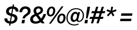 Acronym Semibold Italic Font OTHER CHARS