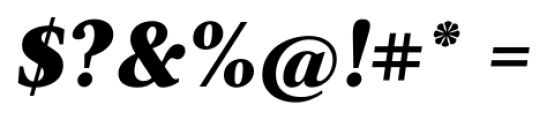 Acta Black Italic Font OTHER CHARS